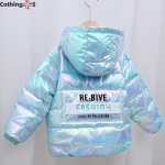 V&auml;rviline laste sulejope Talvine kapuutsiga jope poistele t&uuml;drukutele s&uuml;gis- ja talvejope 100cm