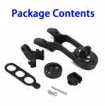 Rattaarvuti kinnitus Kinnitus Poltidega ABS