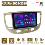 Androidi autoraadio KIA Rio 2005-2010 multimeediumipleieri peakomplekti stereo-GPS-i navigatsioonis&uuml;steemile BT WIFI 1+16 GB 1+16GB must