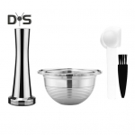 Roostevabast terasest korduvkasutatavad kohvipadi Nespresso VertuoPlus korduvt&auml;idetavad kapslid VertuoLine'i masinatele Raha s&auml;&auml;stvad roostevaba kohvikapslid A