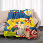 Candy Candy Anime Tekk Kawaii Jaapani Anime Flanell &Uuml;lipehme Soe Tekk Sobib Koju Neli Aastaaega Magamistoa Tekk 30x40in