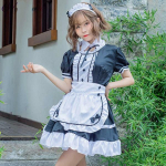 Crossdressing Halloweeni kost&uuml;&uuml;mid meestele Naistele Suures suuruses Sissy Maid Uniform Anime Cosplay Sweet XXXXXL must