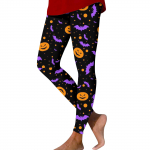Naiste mood Halloweeni tr&uuml;kiga veniv p&otilde;hjaga p&uuml;ksid Stretch joogap&uuml;ksid &uuml;heksa minuti p&uuml;ksid L oranž