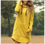 Naiste moodsad kapuutsid Kleit Kevadine soliidne suur taskuga dressipluus Korea pop kapuutsiga vabaaja pikad topid Oversize pullover XXXXXL