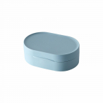 Macaron Color Travel Soap Box Kaasaskantav loominguline seebi&uuml;mbris Kodu Veekindel kaanega Seebist plastist kandik Vannitoa tarvikud One Size sinine