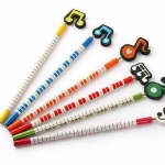 6 t&uuml;kki muusikalise muusika kirjatarbed kooli kontoritarbed &otilde;pilaste kingituse auhind loominguline Kawaii lihtne armas muusika 2B pliiats