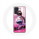 Coque Maniacase pour Samsung Galaxy A32 4G Formule 1 Sergio P&eacute;rez Pilote de F1 Rose