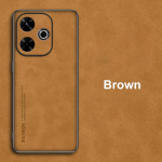 Poco M6 4G &uuml;mbris Luksuslik PU nahast telefoni&uuml;mbris Xiaomi Redmi 13 13C Redmi13 C 5G jaoks Tagakaas Matt silikoon T&auml;ielik kaitse For Redmi 13C 5G