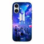 Coque Iphone 16 Plus BTS groupe symbol army