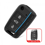 3 nupuga klappv&otilde;tme silikoonkate sobib VW GOLF 7 MK7 SKODA SEAT 2014 2015 2016 FOB HOLL OCTAVIA COMBI LEON IBIZA CUPTRA korpusele punane