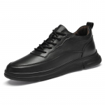 Mitmek&uuml;lgsed meeste ehtsast nahast tossud, vabaaja spordijalatsid &otilde;ue, kerged nahast rula jalatsid, uue disainiga treeningjalatsid 38 must