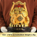 Hiina stiilis Zhaocai rikkuse aardepott ornament kuldkopa k&otilde;rgklassi kodu elutuba kontorilaud fuajee dekoratsioon kingitus