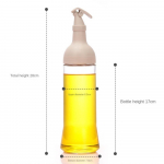 Klaaspudel oliivi&otilde;li dosaator pudel automaatne avatud &otilde;limahuti sojakastme villimine BBQ beež