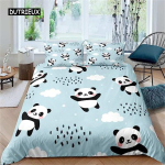 Must-valge Panda tekikott poistele t&uuml;drukutele armas hiiglaslik panda tekikott lastele multifilmi loomamustriline tekikott 150x200cm 3pcs