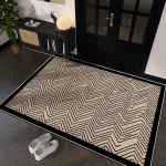 Kaasaegne kerge luksuslik esikutepp Esikute matt Kodune uksematt Imav libisemiskindel matt Tolmu p&uuml;hkimise matt 60 * 90cm imitation cashmere
