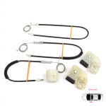 BWR5514 Elektriakna regulaatori remondikomplekt Vasak eesmine uks VW Transporter T5 T6 Caravelle Multivan 2003-2024 7H0837753