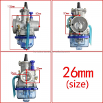 Mootorratta lame kardina karburaatori enduro v&otilde;idus&otilde;idu karburaatori &otilde;hufilter Keihin Pwk 21-34 mm maastikus&otilde;idukite tarvikutele