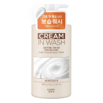 Happy Bath Cream Mildly Acidic Moisturizing Body Wash Baby Powder Fragrance, 900g, 1 piece orange