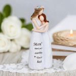 Mother Daughter Ornament Mom and Statue to from Figurine for