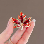 Punase vahtralehe kujuga prossid Naiste riided Mantel Ehted Aksessuaarid Kingitused