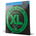 Bassikeel Nikkel Tasakaalustatud Pinge Pikk Skaala EXL220BT D'Addario .040-.095 [] black