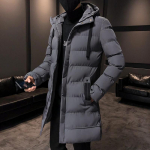 Thicken Warm Men Long Parka Fashion Brand Casual Talvine Tuulejope kapuutsiga Mantlid Moodsad r&otilde;ivad meestele K&otilde;ik sobivad L