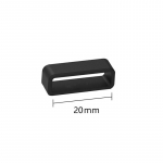 1/5 tk Must 12 14 16 18 20 22 24 26 28 30 mm kellarihma aasa r&otilde;ngas silikoonkummist kellarihmad tarvikud hoidik kapp 20mm* 5