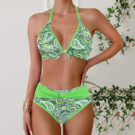 Kaheosalised ujumisriided naiste rannariided supelkost&uuml;&uuml;mid Push Up Biquini Bandeau naiste ujumistrikoo Naiste ujumisriided XL