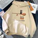Pusa kevad ja s&uuml;gis armas anime kampsun meeste l&otilde;bus koomiks kassipoeg pusa naiste Harajuku vabaaja kapuutsiga kampsun 4XL
