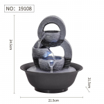 K&auml;sitsi valmistatud kodu dekoratiivsed purskkaevud siseruumides kasutatavad purskkaevud Loominguline k&auml;sit&ouml;&ouml; kodukaunistus ja kujukesed FengShui juga purskkaev 220V EU Plug