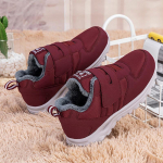 Talvised libisemiskindlad pehme tallaga kingad eakatele - Mugavad puuvillased k&auml;imiskingad seenioridele couple model D2288; Size 35 must