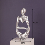 Thinker Abstraktsed kujud Kunst Kujude kaunistamine Kodukaunistus P&otilde;hjamaade elutoa sisekujundus T&ouml;&ouml;laua kujundus Miniskulptuuride tarvikud