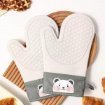 1/2 tk silikoonist soojusisolatsioonikindaid, paksendatud, libisemiskindlad, k&otilde;rge temperatuuriga ahjukindad k&uuml;psetamiseks ja kuumaveeallikate jaoks, k&ouml;&ouml;gi k&auml;eklambrid 2pcs