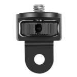 Alumiiniumsulamist 1/4 tolline mini statiivi kruviadapter GoPro Hero 12 11 10 Sjcam M10 Xiaomi Yi 4K Eken Insta360 kaamera tarvik must
