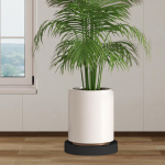 Rolling Plant Stand with Casters Built in Drainage Tray Wheeled Holder Breathable Large 33cmx6.5cm