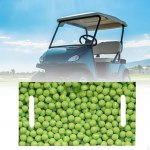 Golf Cart Seat Cover Blanket Cushion Comfortable for Most 2 Person Seats Club Car Easy to Colorful Balls