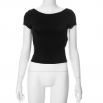 YYFS naistemood vabaaja suve kevade &uuml;hev&auml;rvilise tr&uuml;kiga l&uuml;hikeste varrukatega O-kaelusega pluusid ja s&auml;rgid S