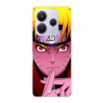 Coque - Maniacase - Xiaomi Redmi Note 14 5G - Souple - Naruto main crois&eacute;e - Rose
