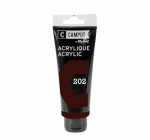 Peinture acrylique 100 ml - Marron terre d'ombre br&ucirc;l&eacute;e n&deg;202