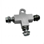 Hydraulic Brake Oil Line Tee 3 way Hose Adaptor M10 Connector System Parts Replacement Beach