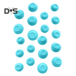 20 tk Silikoonist seenekelluke juuste lokirull No Heat naised &ouml;&ouml;seks magavad juukserullid laisad t&uuml;drukud niisked kuivad l&uuml;hikesed pikad juuksed lokkide kujundamise t&ouml;&ouml;riistad 20PCS sinine