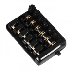 Peata kitarri silla tagaotsa fikseeritud 6 stringiga elektrikitarri rullisadula vahetus