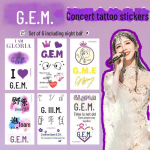 Deng Ziqi GEM-i kontsertt&auml;toveeringu kleebised &ndash; staarkujundused meestele ja naistele (Randme/n&auml;gu) F&auml;nnide tugi Random glow-in-the-dark 1 pc