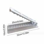 &Uuml;herealine kebabimasin, grill-lihavarraste valmistamise masin, korduvkasutatav plastikust grillvarraste valmistamise masin Kebabi valmistamisel telkimisel grillimisriistad valge