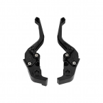 2 tk Pidurikang-sidurikangikomplekt Pikendatav Reguleeritav CNC Alumiiniumsulam Asendus DUCATI jaoks must