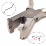 1 piece Dental Ortho Z Bent Bending Pliers Orthodontic Z-bend Plier Step Plier Dentist Bending Forcep Step forming plier 1 piece 4.5mm