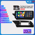 Hizpo 8-tuumaline Android AI-s&uuml;steemiga auto GPS-naviekraan Mercedes W212 2009-2016 jaoks WIFI SIM 8+128GB BT Carplay IPS-ekraaniga Multimeediam&auml;ngija Bluetooth RDS HC2 2G 32G