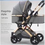 Multifunktsionaalne Kokkupandav Beebik&auml;ru Kerge Jalutusk&auml;ru K&otilde;rge Maastikuga Kahesuunaline Vasts&uuml;ndinu Vanker L&ouml;&ouml;gisummutusega helehall v&auml;rv