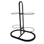 Palli vitriiniriiul Korvpall Mitmek&uuml;lgne metallist alus Spordivarustuse korraldaja siseruumidesse 4 Tier Black black