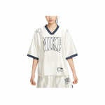 Nike Sportswear Mugav Moodne Pehme Hingav L&uuml;hikeste Varrukatega T-s&auml;rk Naiste Topid Helebeež HJ0281-133 XL